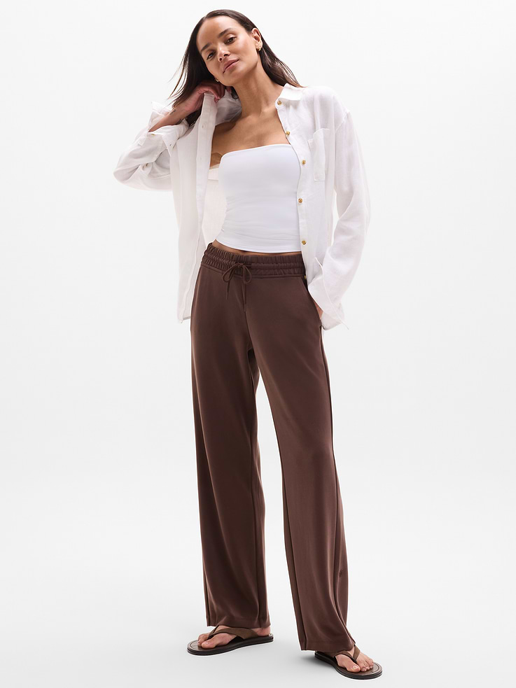 Image number 2 showing, Seasoft Mid Rise Straight Pant