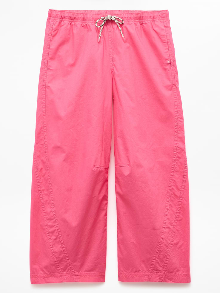 Image number 5 showing, Athleta Girl Woven Wide Leg Crop Pant