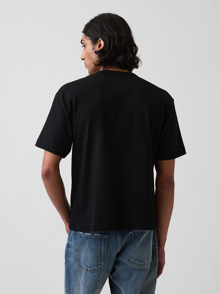 Image number 3 showing, Adult Heavyweight Crop T-Shirt