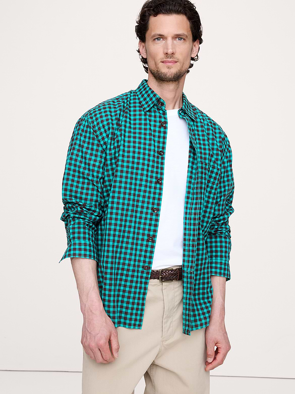 Relaxed-Fit Summerweight Cotton Shirt