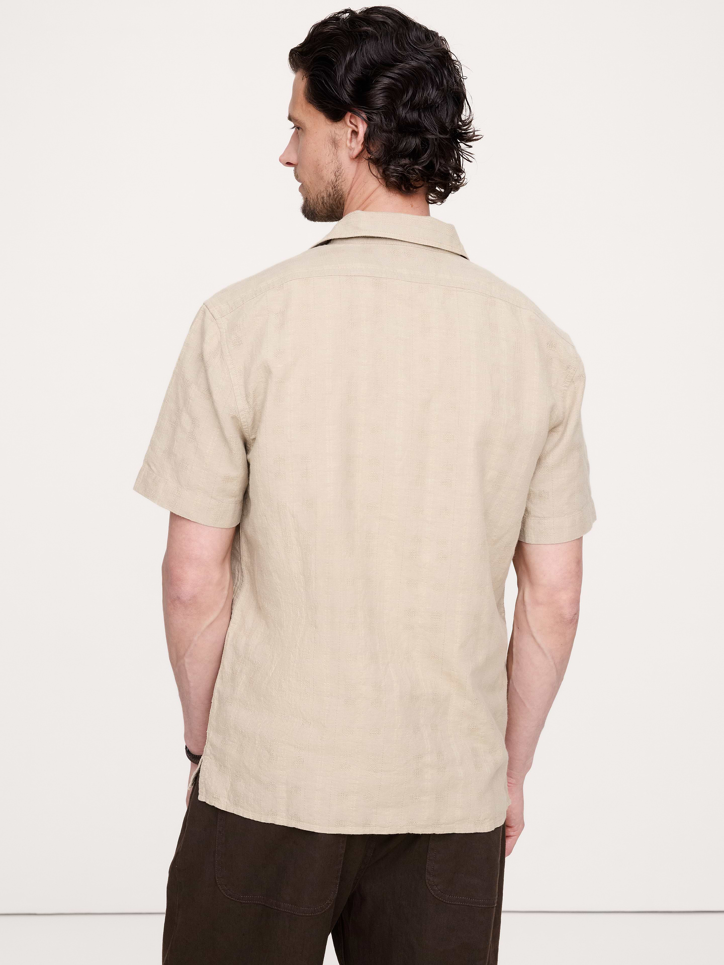 L'image numéro 3 présente Chemise de vacances en coton, coupe standard
