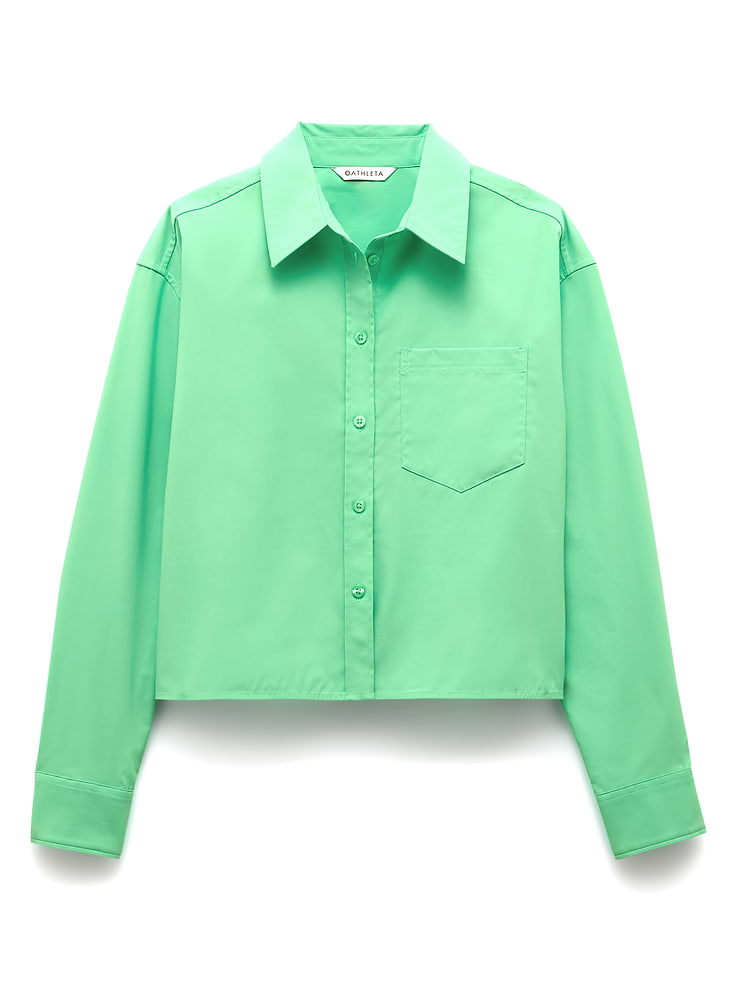 Image number 6 showing, Midday Cropped Poplin Shirt