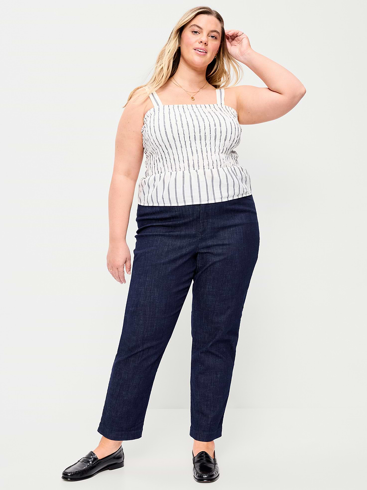 Image number 8 showing, High-Waisted Pixie Straight Pants