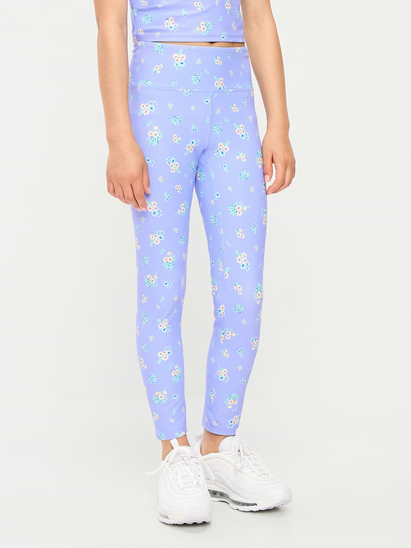 High-Waisted PowerSoft 7/8 Leggings for Girls