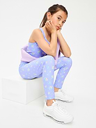 Image number 3 showing, High-Waisted PowerSoft 7/8 Leggings for Girls