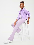 Image number 3 showing, High-Waisted StudioSmooth Flared Leggings for Girls