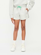 Image number 1 showing, High-Waisted Bounce Fleece Shorts for Girls