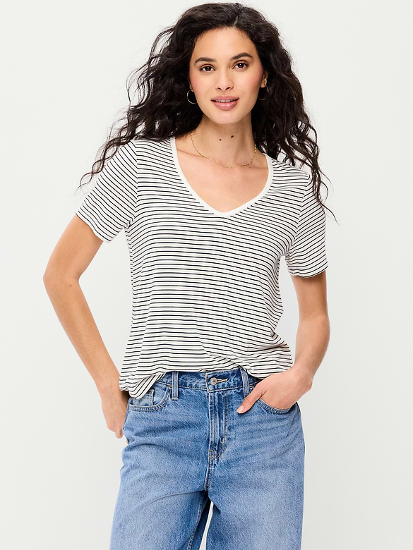 Luxe V-Neck T-Shirt