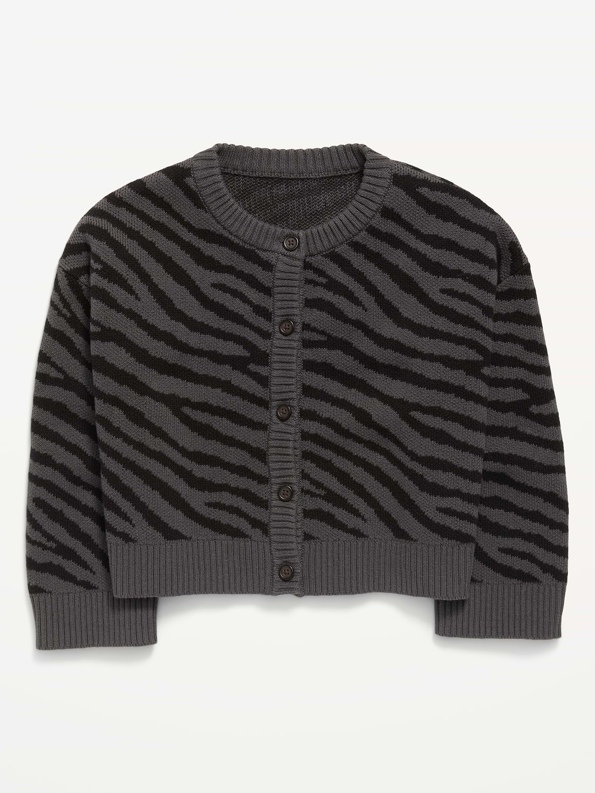 Image number 2 showing, Cozy Button-Front Cardigan Sweater for Girls