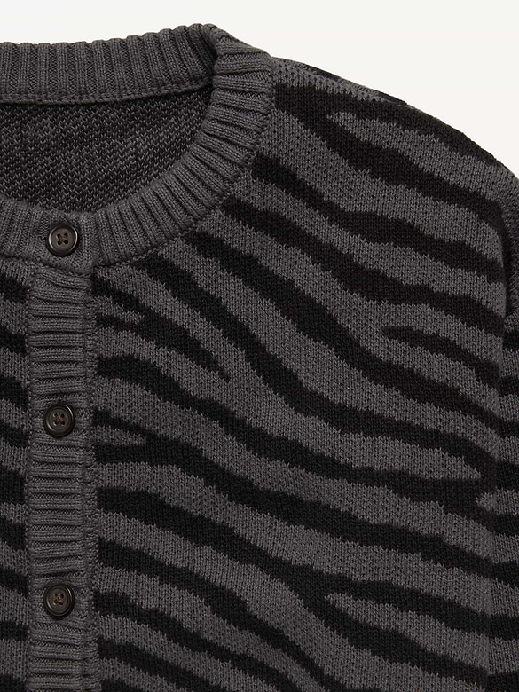 Cozy Button-Front Cardigan Sweater for Girls