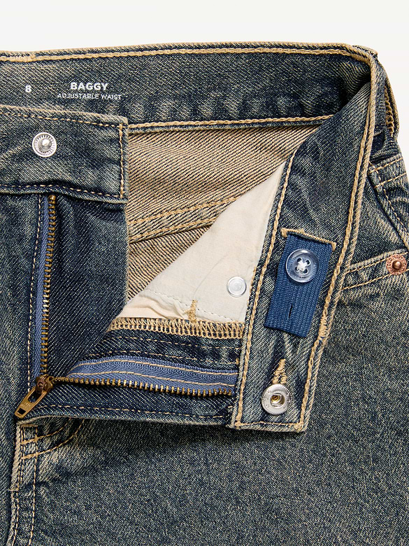 Baggy Non-Stretch Jeans for Boys