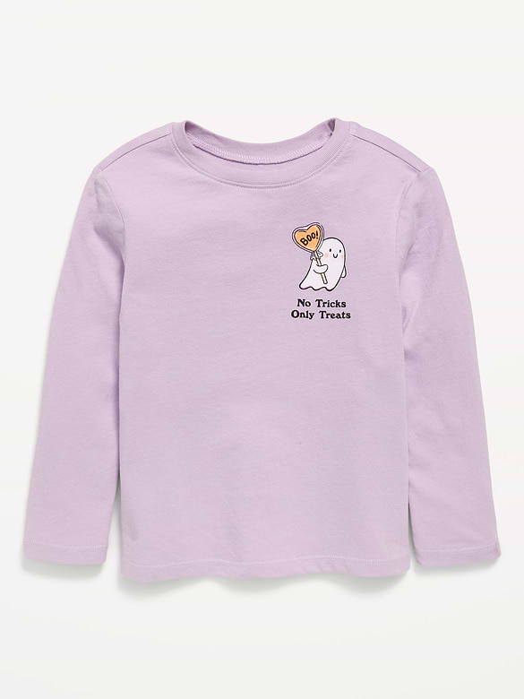 Long-Sleeve Unisex Graphic T-Shirt for Toddler