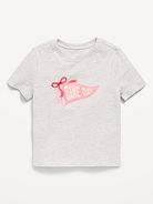 L'image numéro 1 présente T-shirt à manches courtes à imprimé pour toute-petite