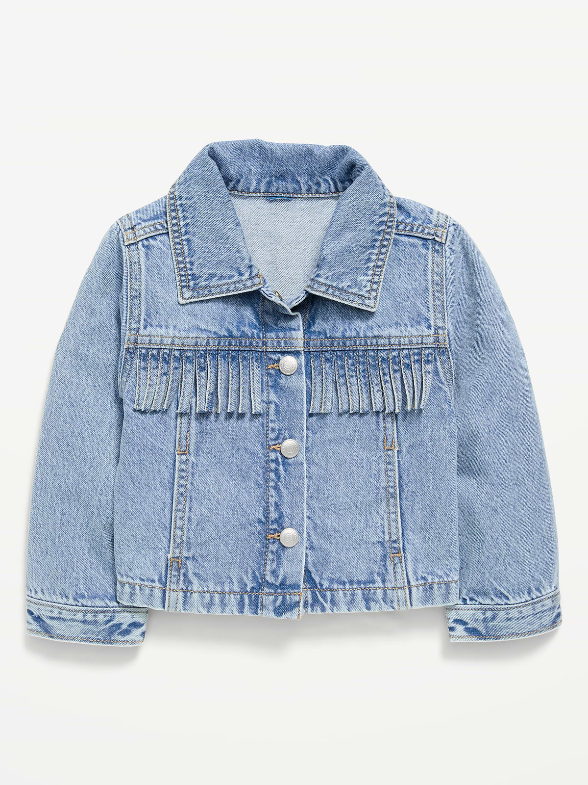 Fringed Denim Jacket for Toddler Girls