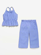 Image number 4 showing, Printed Sleeveless Top and Pants Set for Toddler Girls