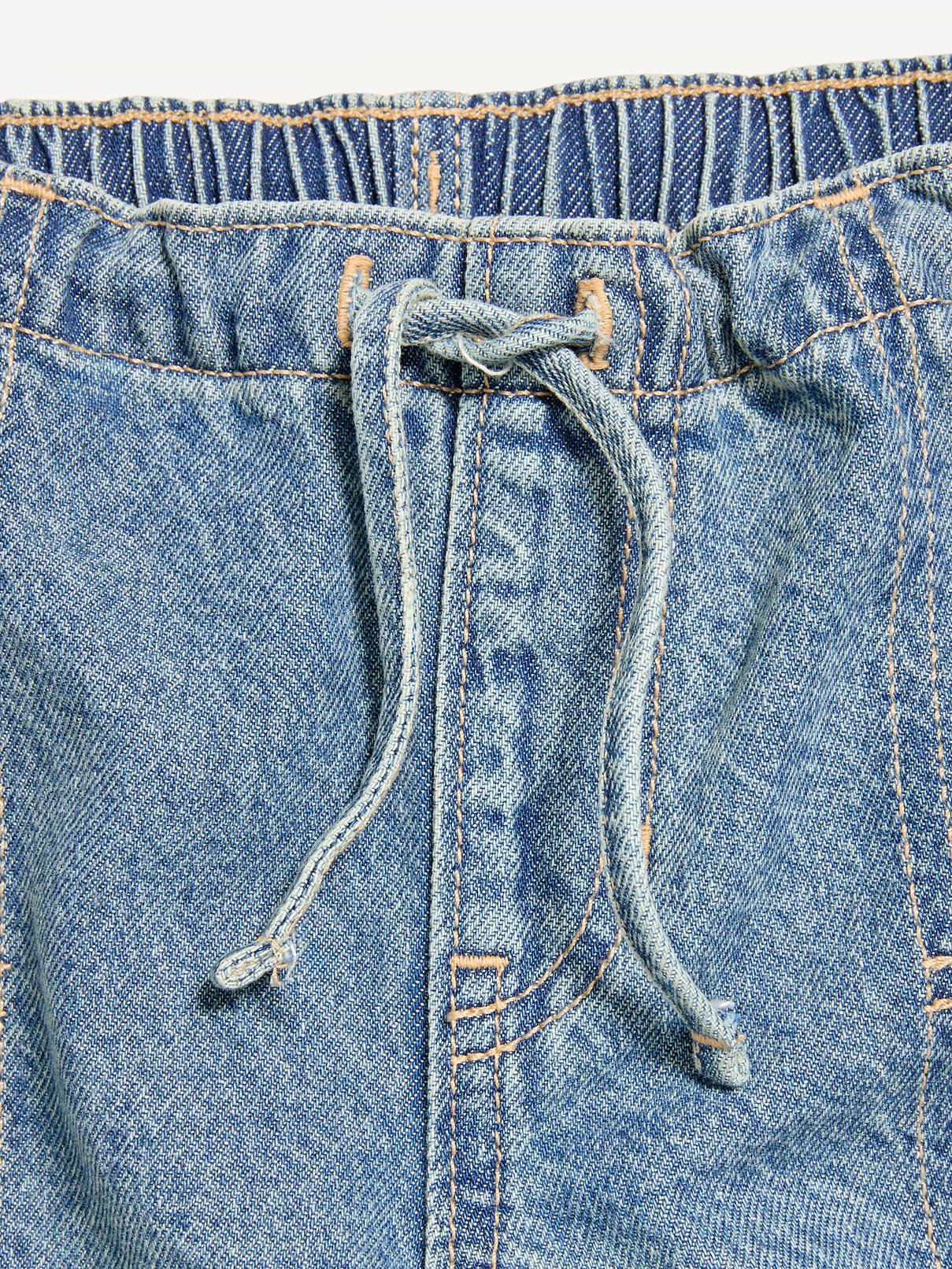Image number 5 showing, Pull-On Low-Rise Super Baggy Wide-Leg Cargo Jeans for Girls