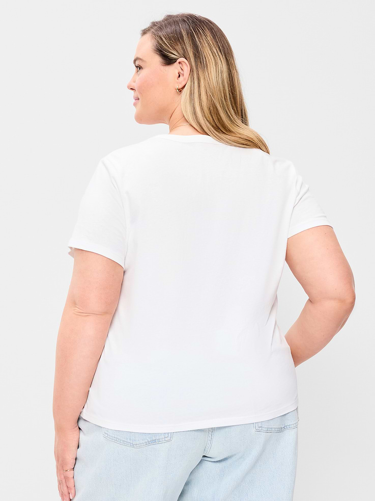 Image 8 of 8, EveryWear Crew-Neck Logo-Graphic T-Shirt