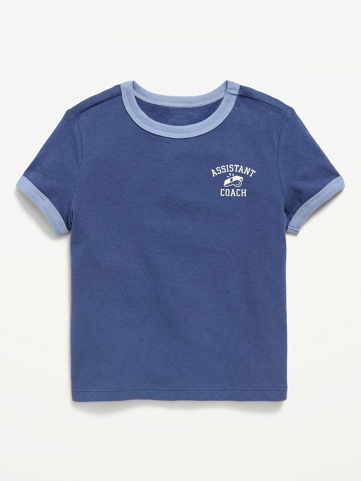Image number 1 showing, Short-Sleeve Unisex Ringer Graphic T-Shirt for Toddler