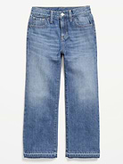 Image number 1 showing, High-Waisted Baggy Wide-Leg Jeans for Girls