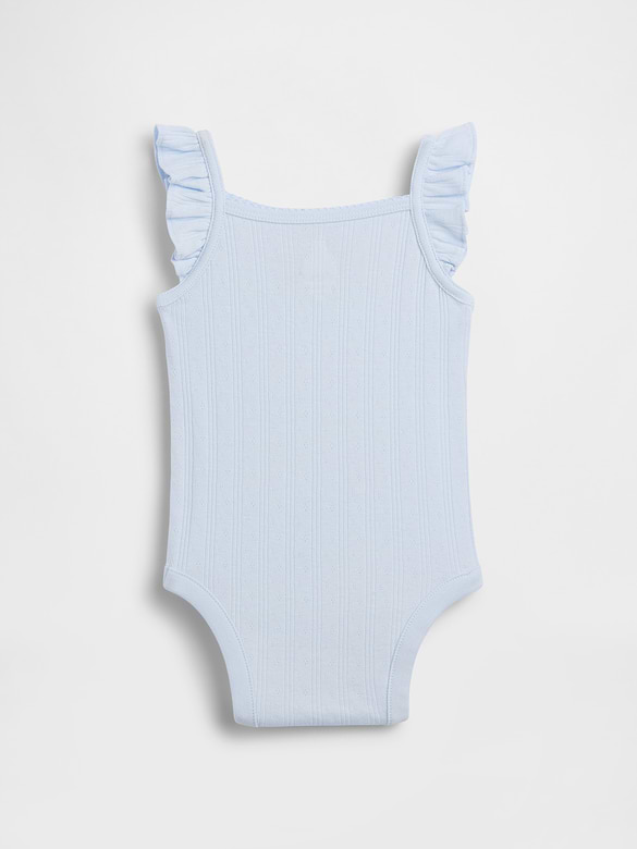 Baby Pointelle Rib Tank Bodysuit