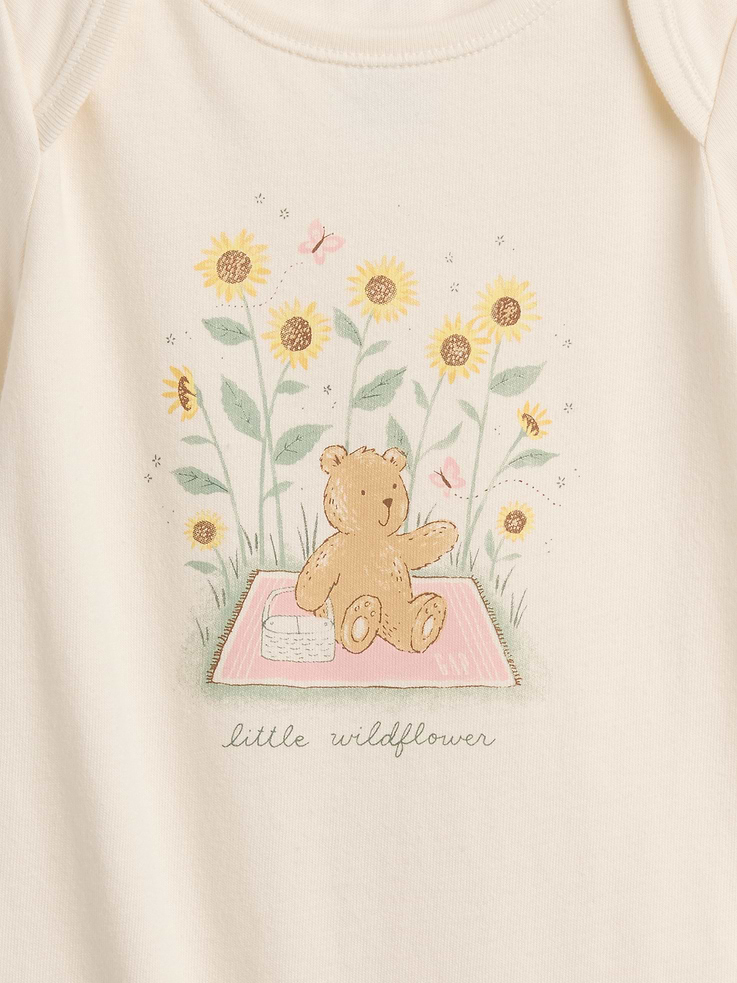Image number 3 showing, Baby First Favorites Organic Cotton Graphic Bodysuit