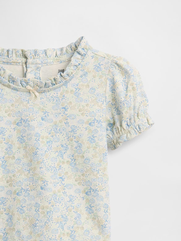 Baby Organic Cotton Floral Outfit Set