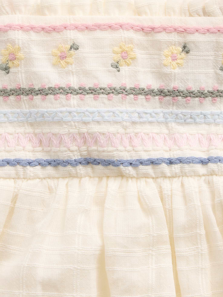 Image number 3 showing, Baby Embroidered Tank Outfit Set
