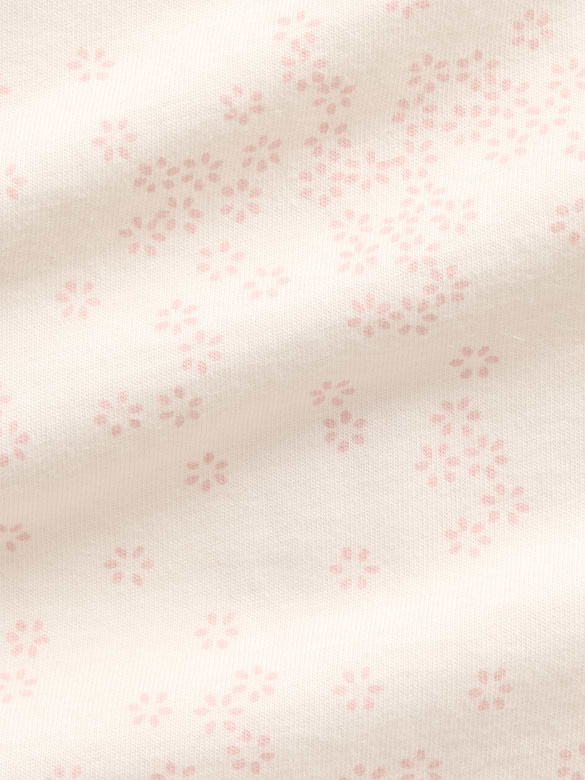 Baby Organic Cotton Floral Footed One-Piece