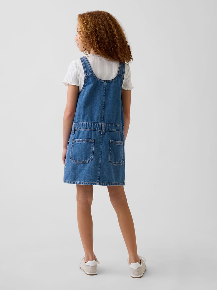 Image number 3 showing, Kids Denim Zip Skirtall