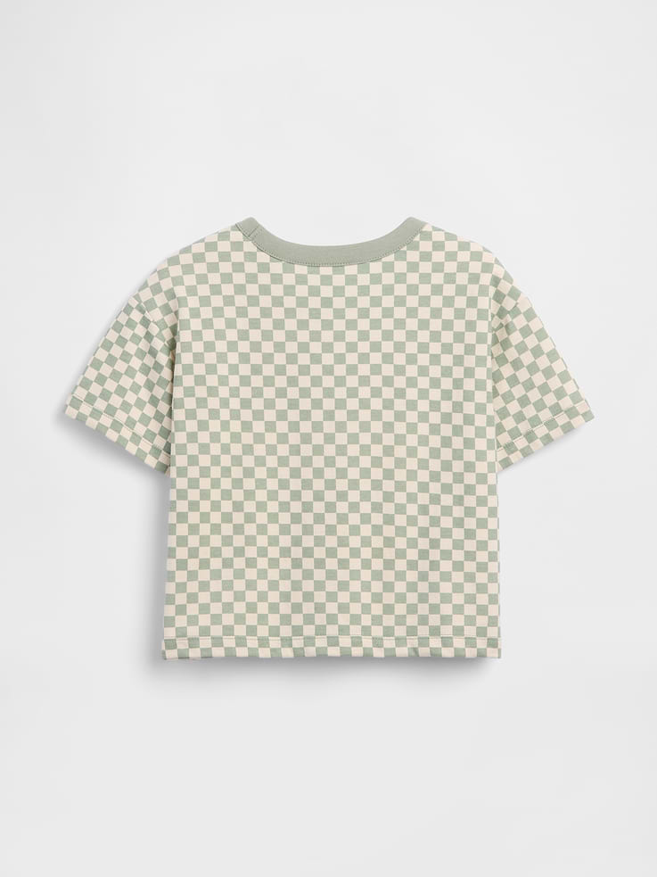 Image number 2 showing, Baby & Toddler Boxy Checkered T-Shirt
