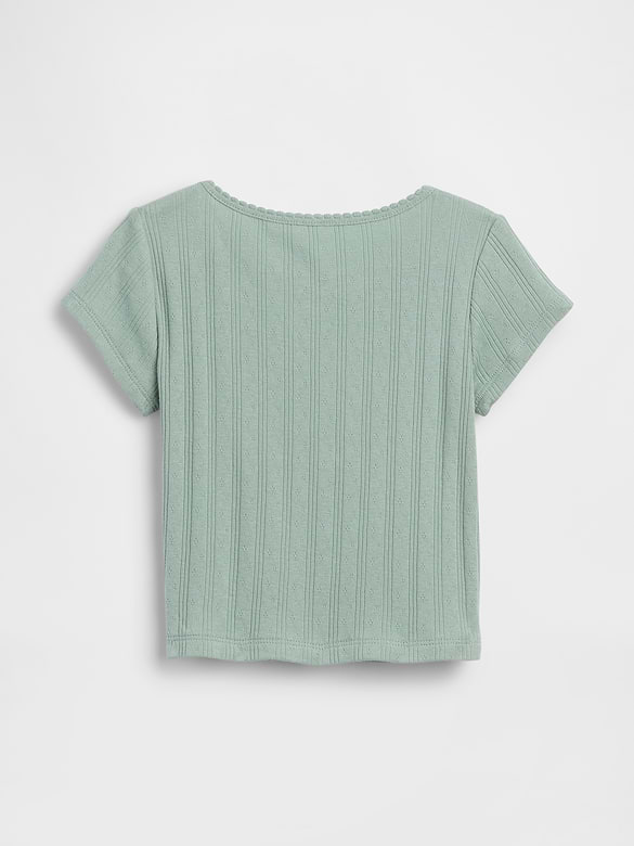 Baby & Toddler Pointelle Rib T-Shirt