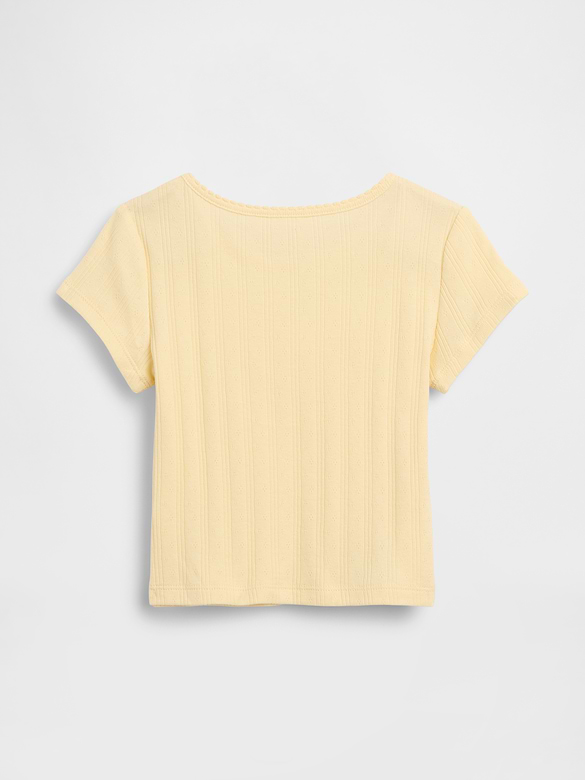 Baby & Toddler Pointelle Rib T-Shirt