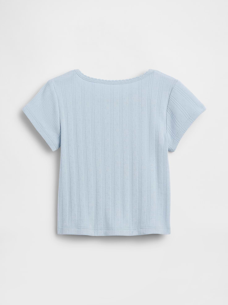 Image number 2 showing, Baby & Toddler Pointelle Rib T-Shirt