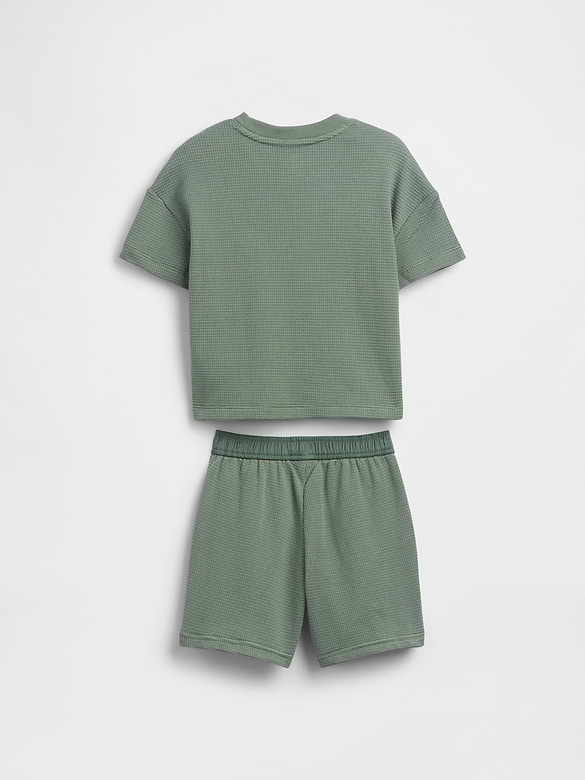 Baby & Toddler Textured Stripe Outfit Set