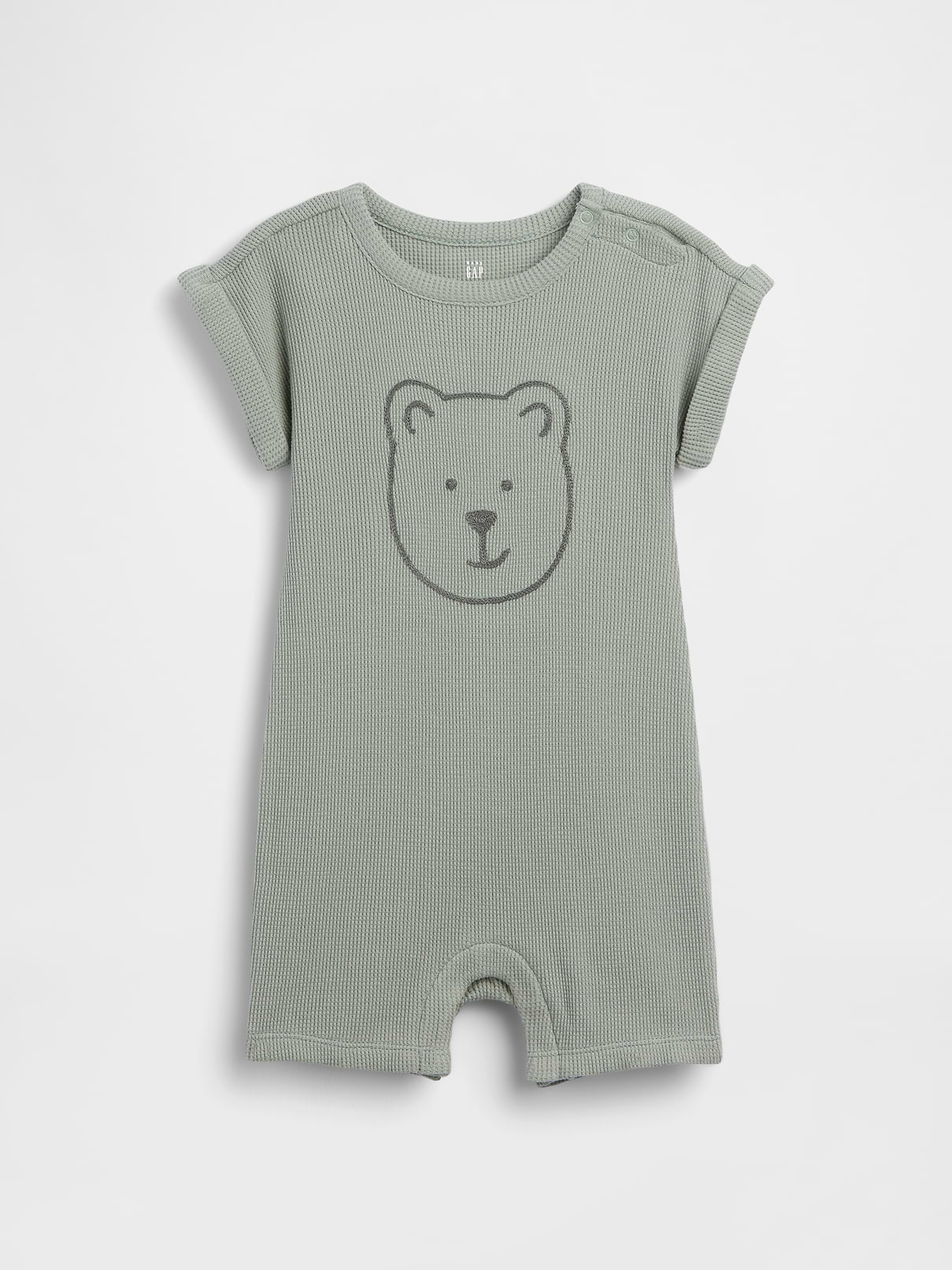 Baby Brannan Bear Waffle Shorty One-Piece