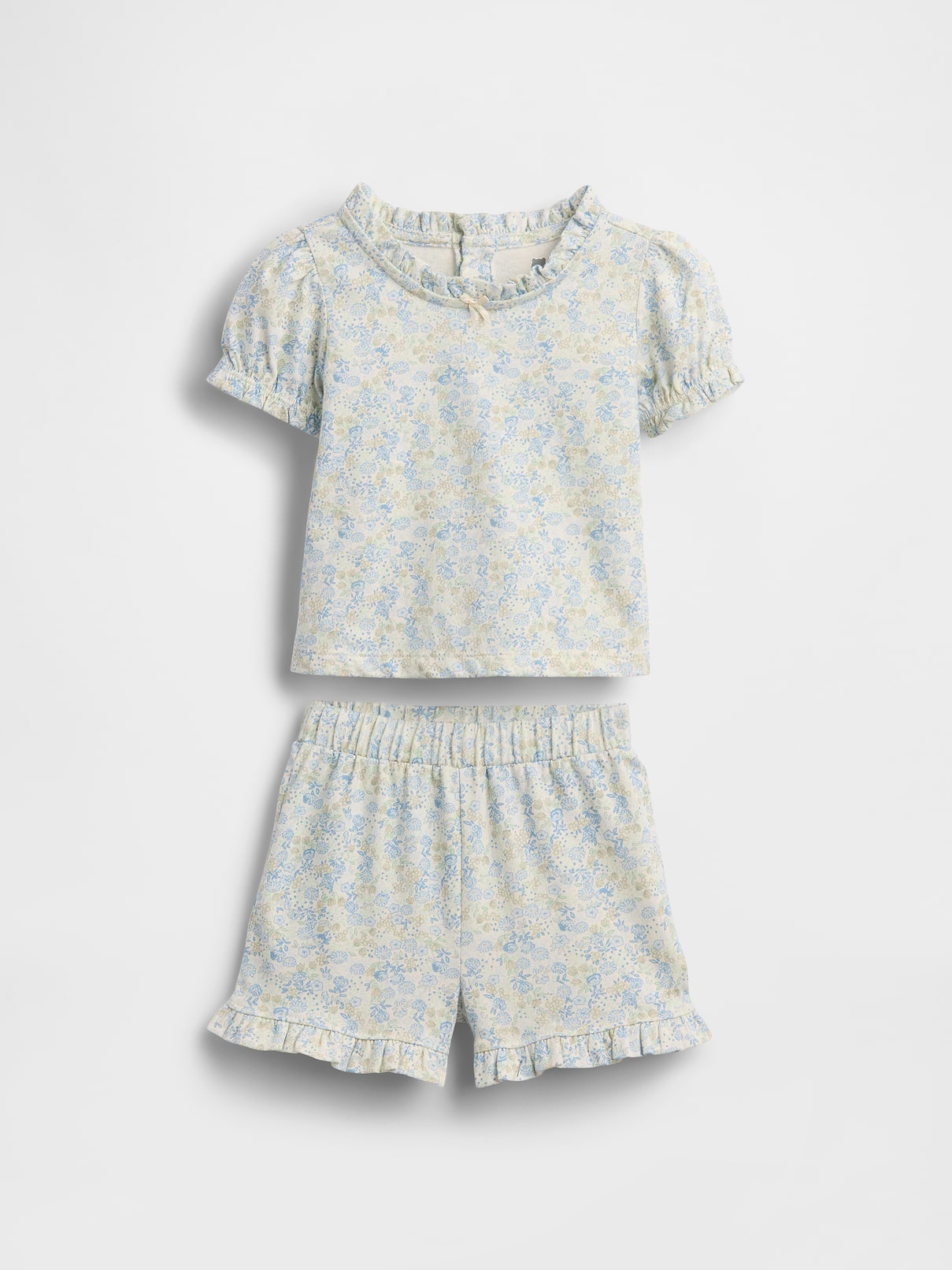 Baby Organic Cotton Floral Outfit Set