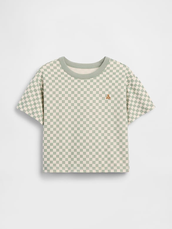 Baby & Toddler Boxy Checkered T-Shirt