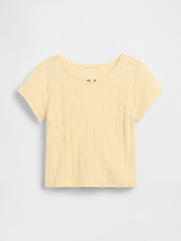 Baby & Toddler Pointelle Rib T-Shirt