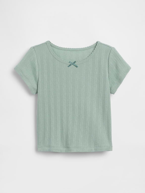 Baby & Toddler Pointelle Rib T-Shirt