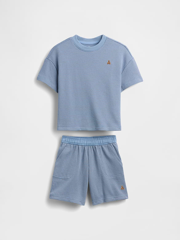 Baby & Toddler Textured Stripe Outfit Set