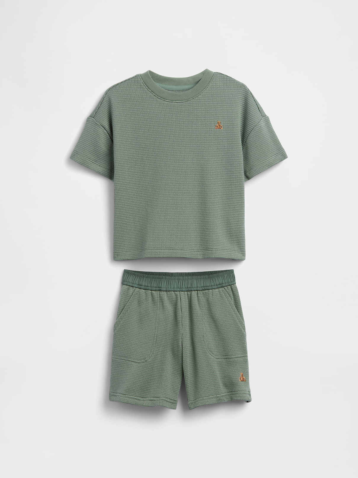Baby & Toddler Textured Stripe Outfit Set