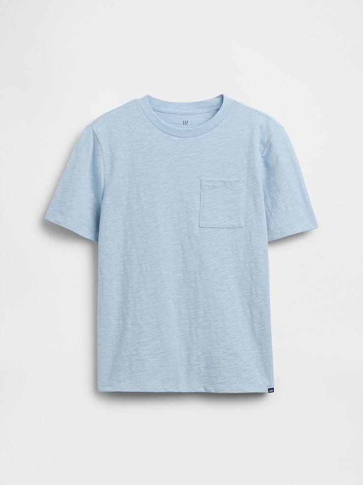 Image number 1 showing, Kids Organic Cotton Pocket T-Shirt