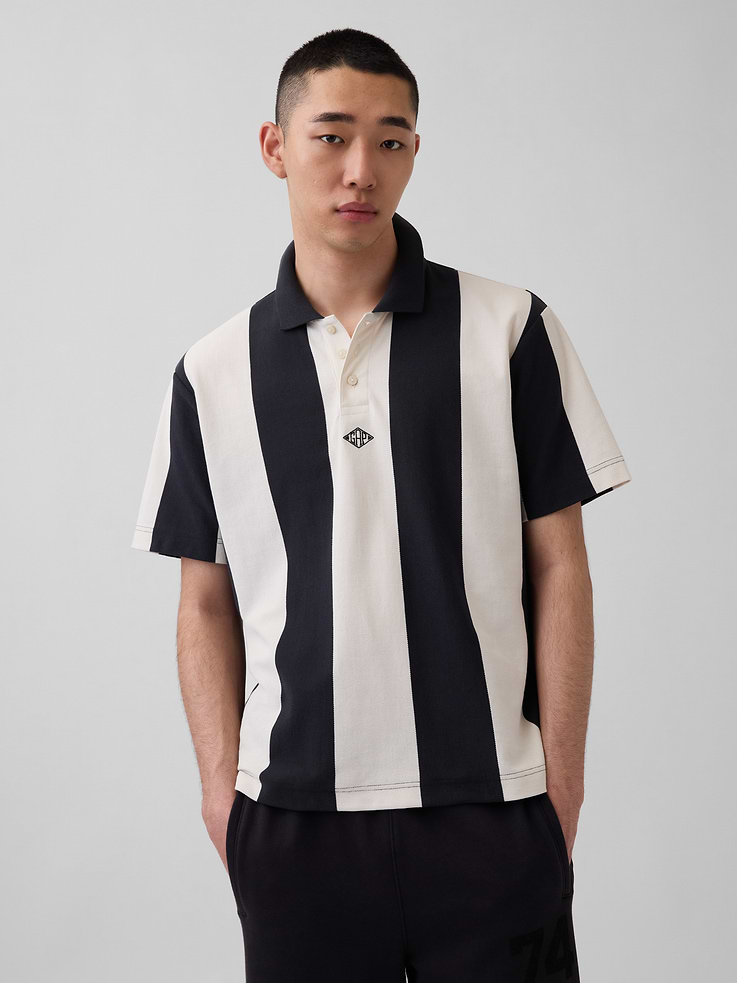 Image number 1 showing, OuiGap Relaxed Pique Polo