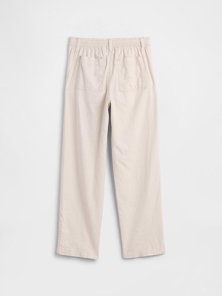 Image 2 of 3, Kids Relaxed Linen-Blend Pants
