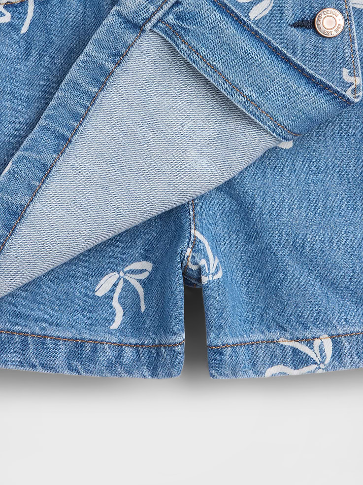 Image 3 of 4, Kids Denim Skort