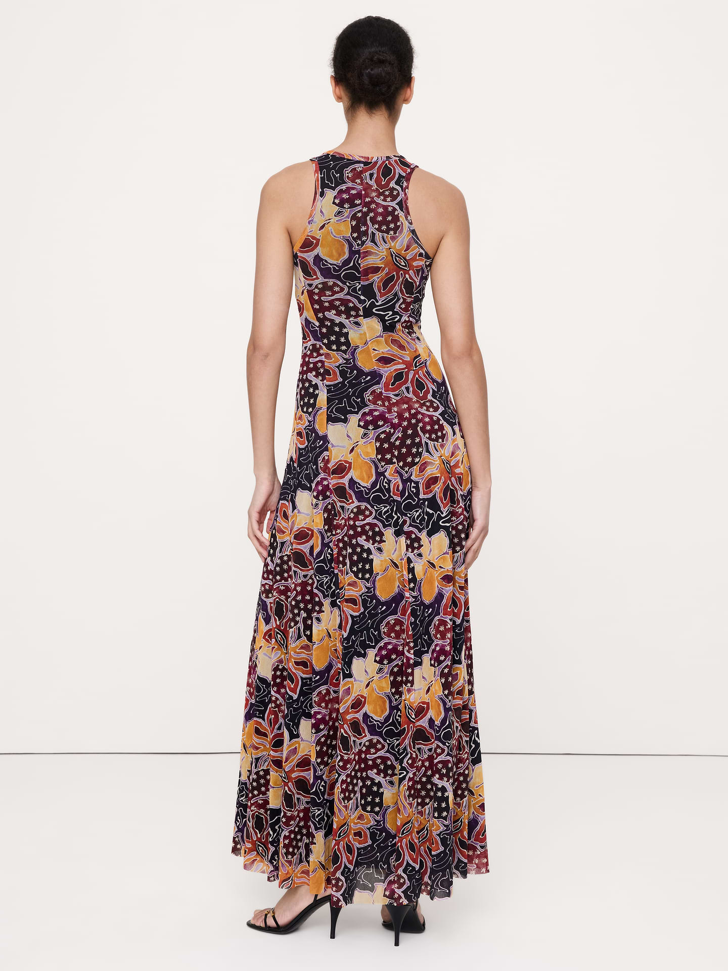 L'image numéro 3 présente Robe-camisole longue à mailles