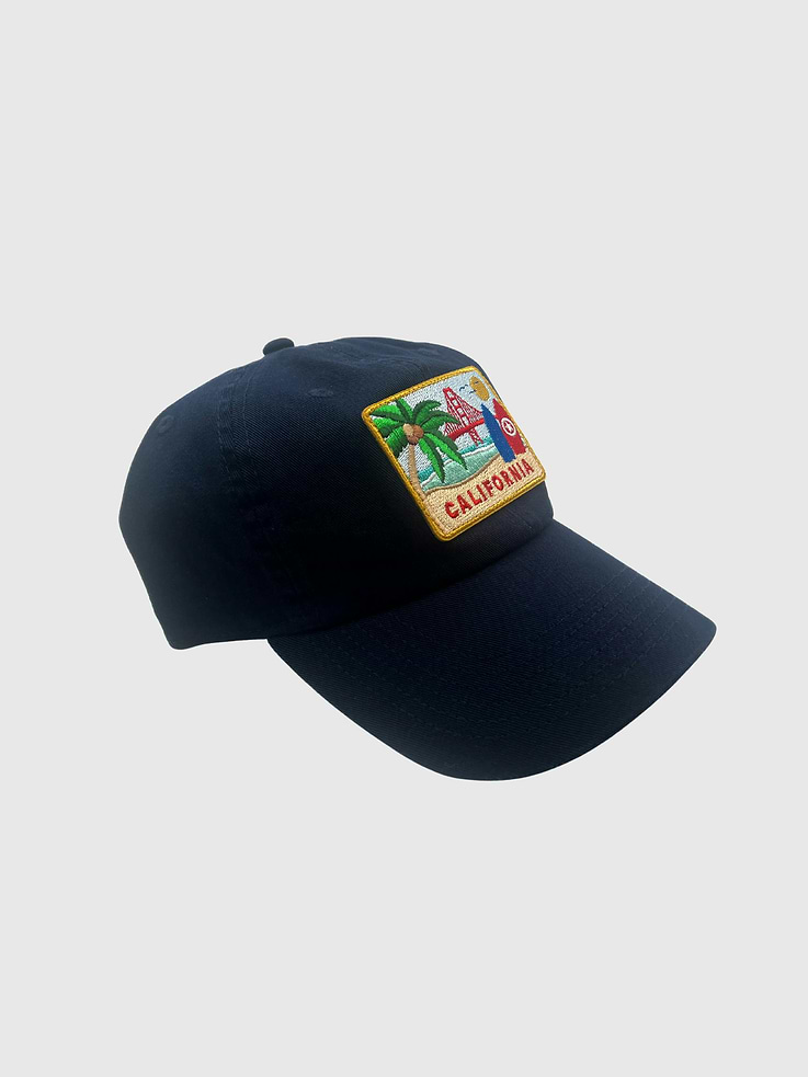 Image number 1 showing, Rey to Z Kids and Toddler California Postcard Baseball Hat