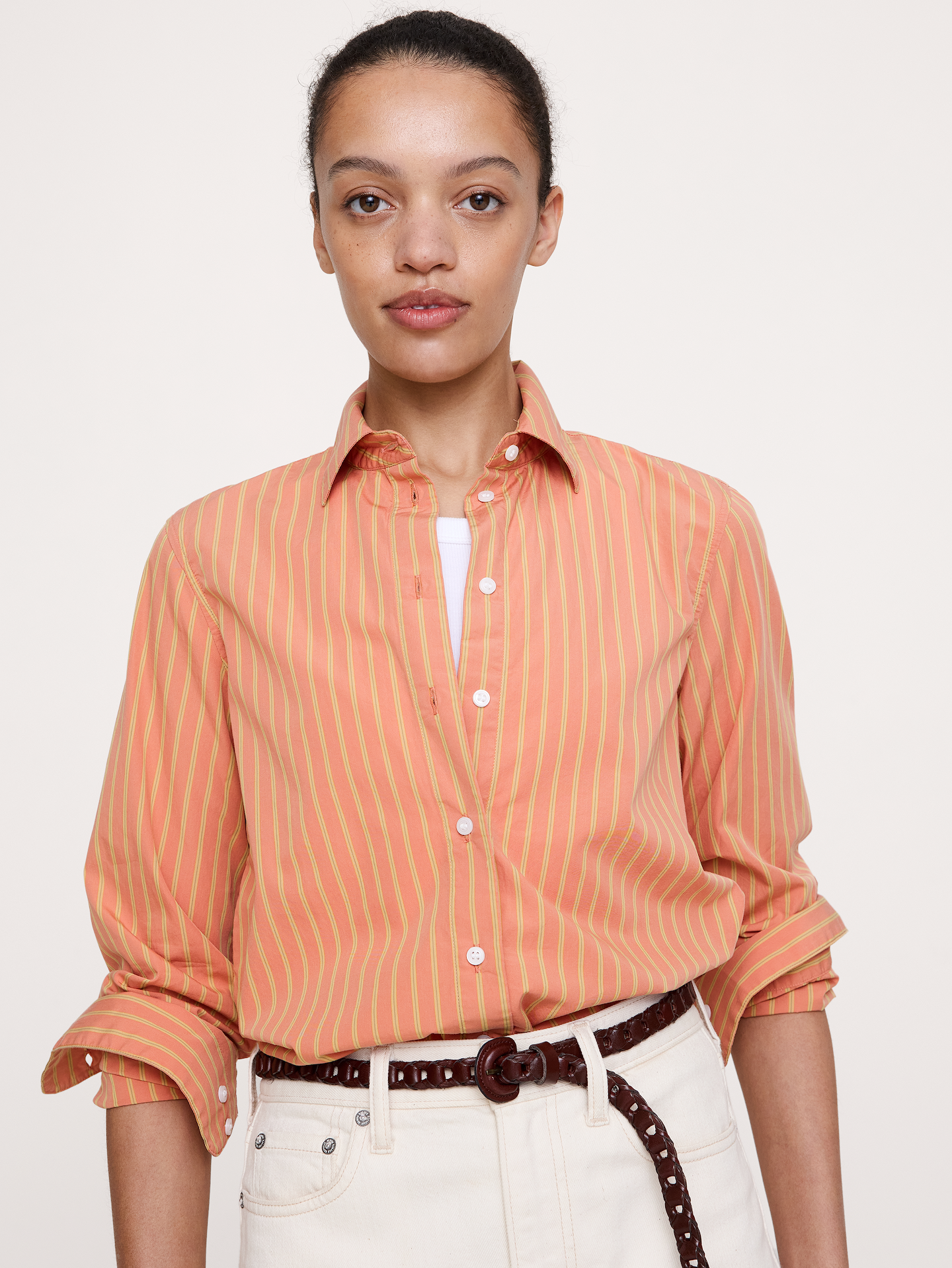L'image numéro 3 présente La chemise de tous les jours en popeline de coton