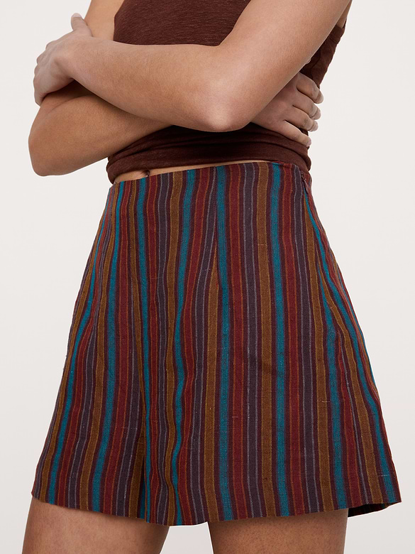 High-Rise 3" Linen Short