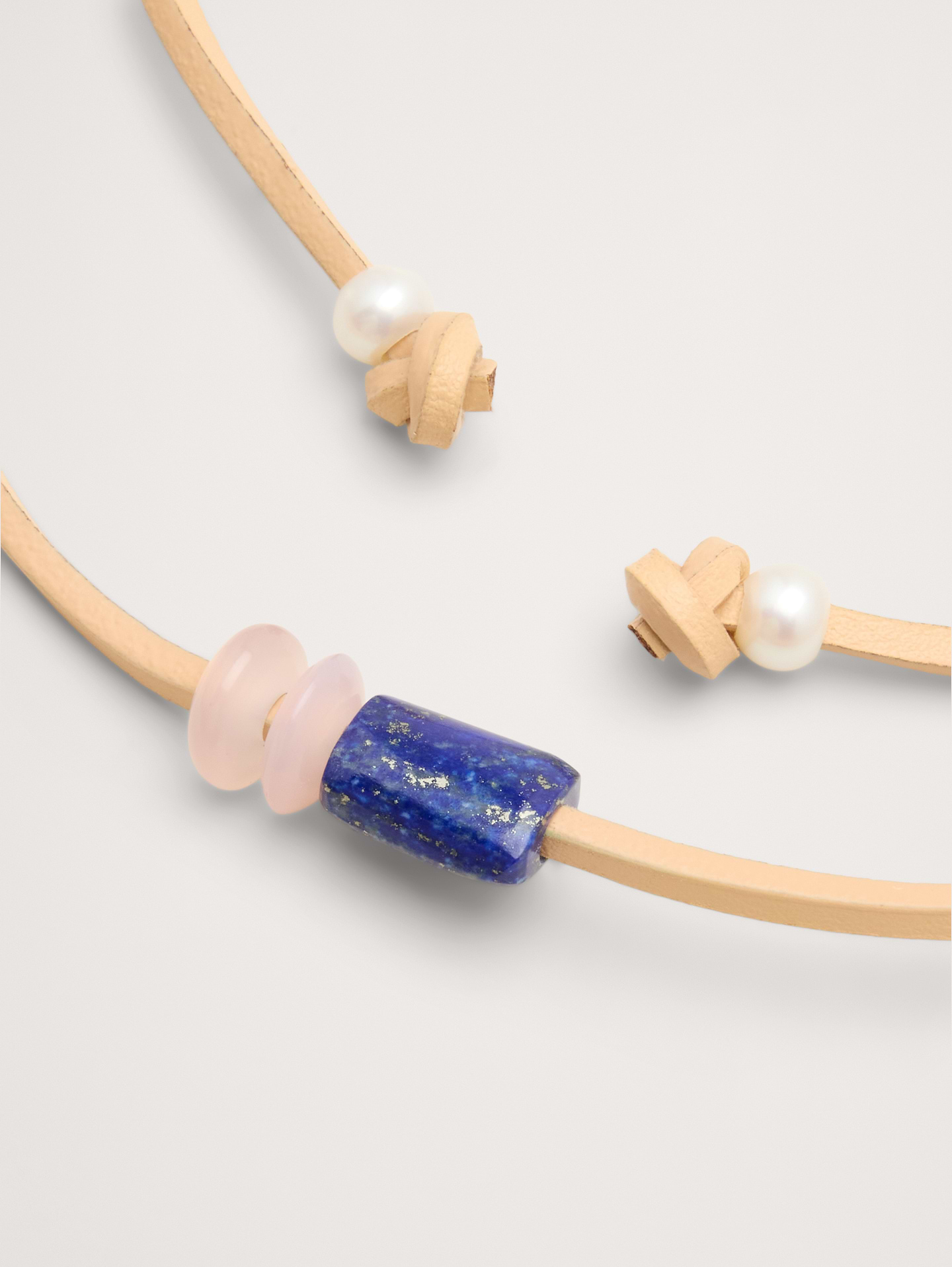 Image number 3 showing, Lapis Cord Necklace